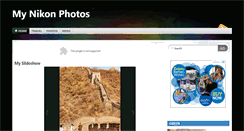 Desktop Screenshot of mynikonphotos.blogspot.com
