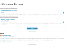 Tablet Screenshot of i-commercepartners.blogspot.com