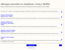 Tablet Screenshot of alberguesjuvenilesandaluc.blogspot.com