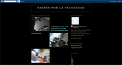 Desktop Screenshot of pasionporlavelocidad.blogspot.com