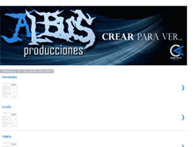 Tablet Screenshot of albus-producciones.blogspot.com