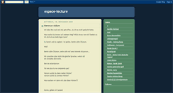 Desktop Screenshot of espace-lecture.blogspot.com