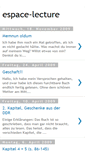 Mobile Screenshot of espace-lecture.blogspot.com