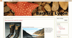 Desktop Screenshot of barbaralydon.blogspot.com