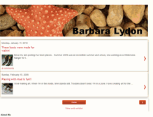 Tablet Screenshot of barbaralydon.blogspot.com