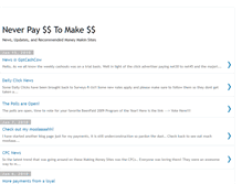 Tablet Screenshot of neverpaymoneytomakemoney.blogspot.com