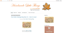 Desktop Screenshot of handmade-little-things.blogspot.com
