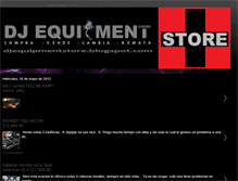 Tablet Screenshot of djequipmentstore.blogspot.com