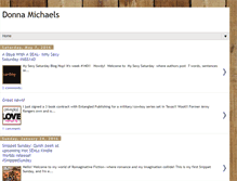Tablet Screenshot of donnamichaelsauthor.blogspot.com