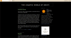 Desktop Screenshot of kristischaos.blogspot.com