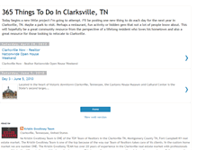 Tablet Screenshot of 365thingstodoinclarksvilletn.blogspot.com