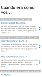 Mobile Screenshot of cuandoeracomovos.blogspot.com