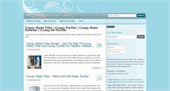 Desktop Screenshot of cowaywaterfilters.blogspot.com