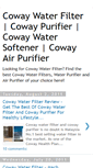 Mobile Screenshot of cowaywaterfilters.blogspot.com