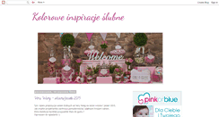 Desktop Screenshot of fioletowe-inspiracje-slubne.blogspot.com