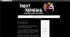 Desktop Screenshot of next-xenesis.blogspot.com