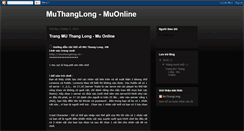 Desktop Screenshot of muthanglong.blogspot.com