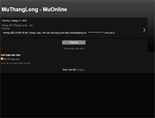 Tablet Screenshot of muthanglong.blogspot.com