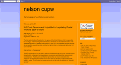 Desktop Screenshot of nelsoncupw.blogspot.com