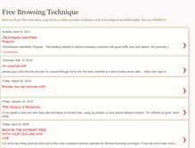 Tablet Screenshot of freebrowsingtech.blogspot.com