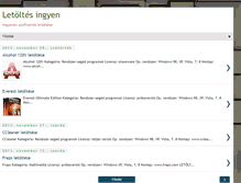 Tablet Screenshot of letoltesingyen.blogspot.com
