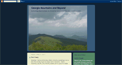 Desktop Screenshot of georgiamountainsandbeyond.blogspot.com