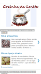 Mobile Screenshot of cozinhadalenita.blogspot.com