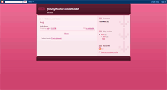 Desktop Screenshot of pinoyhinksunlimited.blogspot.com