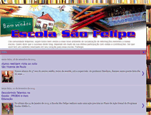 Tablet Screenshot of escolasaofelipe.blogspot.com