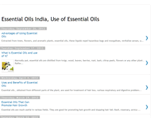 Tablet Screenshot of essentialoilindia.blogspot.com