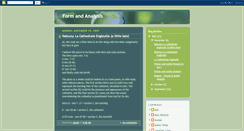 Desktop Screenshot of formandanalysis.blogspot.com