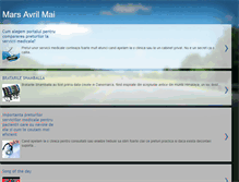 Tablet Screenshot of marsavrilmai.blogspot.com