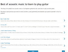 Tablet Screenshot of acousticmusicvideo.blogspot.com