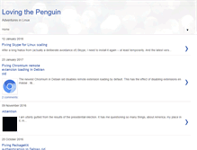 Tablet Screenshot of lovingthepenguin.blogspot.com