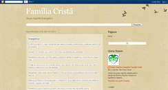 Desktop Screenshot of geefamiliacrista.blogspot.com