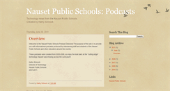 Desktop Screenshot of nausetpodcasts.blogspot.com