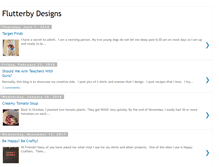 Tablet Screenshot of flutterbydesignsaz.blogspot.com