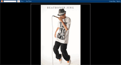 Desktop Screenshot of beatboxerjing.blogspot.com