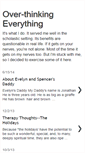 Mobile Screenshot of over-thinkingeverything.blogspot.com