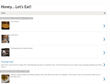 Tablet Screenshot of honeyletseat.blogspot.com