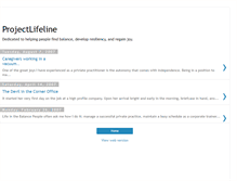 Tablet Screenshot of projectlifeline.blogspot.com