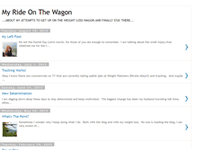 Tablet Screenshot of myrideonthewagon.blogspot.com