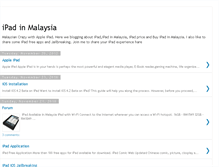 Tablet Screenshot of ipadinmalaysia.blogspot.com