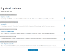 Tablet Screenshot of gustodicucinare.blogspot.com