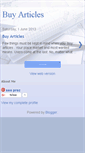 Mobile Screenshot of buy-article.blogspot.com
