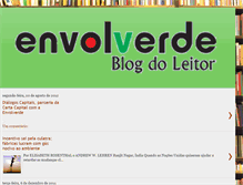Tablet Screenshot of leitorenvolverde.blogspot.com
