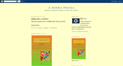 Desktop Screenshot of minhapoesia.blogspot.com