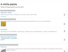 Tablet Screenshot of minhapoesia.blogspot.com