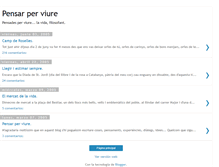Tablet Screenshot of pensarperviure.blogspot.com