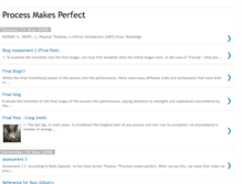 Tablet Screenshot of processmakesperfect.blogspot.com